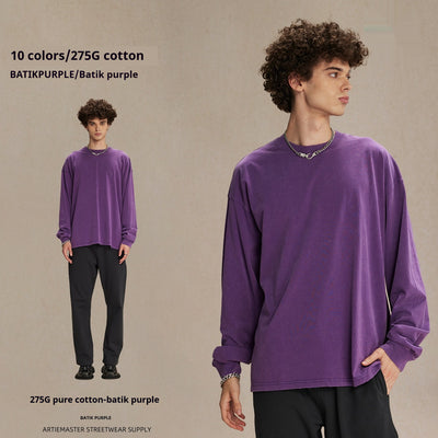 Camiseta de Algodón Suelta Casual Cuello Redondo - Image 8
