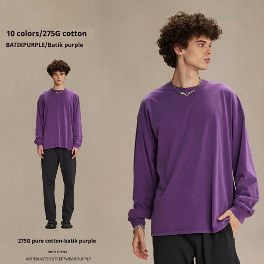 Camiseta de Algodón Suelta Casual Cuello Redondo - Image 8