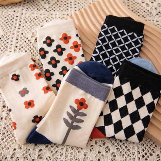 Calcetines Tubo de Algodón para Mujer - Diseño Literatura - Image 5