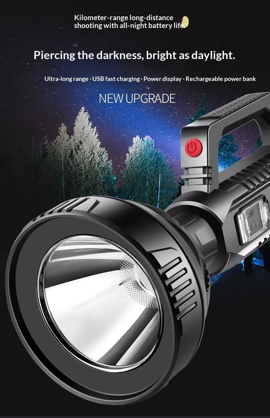 Linterna LED Recargable USB de Alto Brillo para Exterior - Image 15