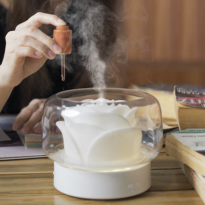 Difusor de Aromas con Humidificador y Luz Nocturna para Dormitorio - Image 10