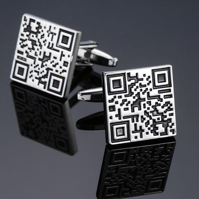 Gemelos Vintage con Patrón Esmaltado - Colección Cube Artesanal - Image 7