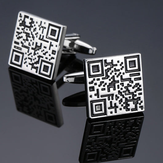 Gemelos Vintage con Patrón Esmaltado - Colección Cube Artesanal - Image 7