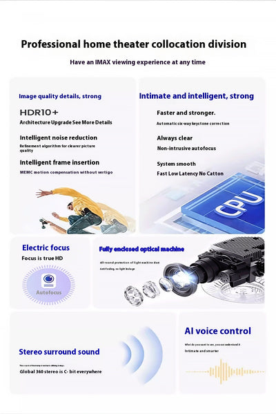 Proyector Smart HD para Cine en Casa - Image 11
