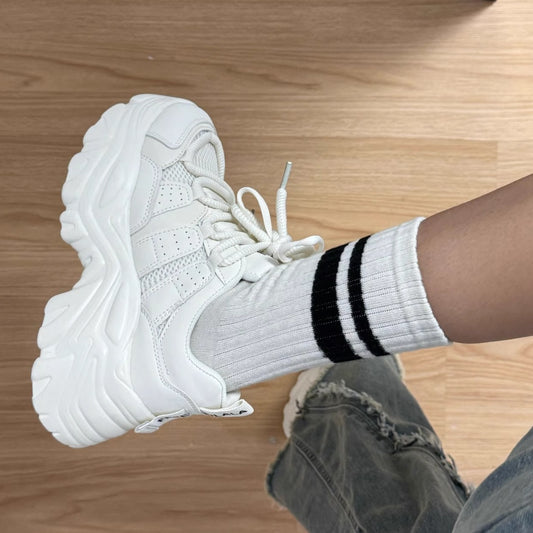 Zapatillas Dad Shoes Mujer con Elevación de 8cm - Transpirables y Cómodas