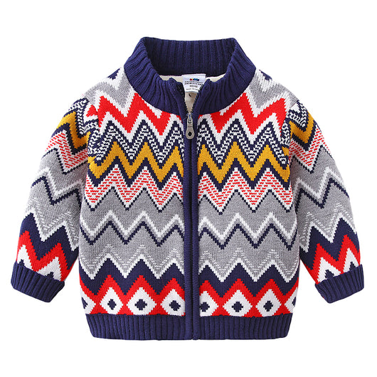 Chaqueta Acolchada de Terciopelo Baby Plus con Cierre - Image 13
