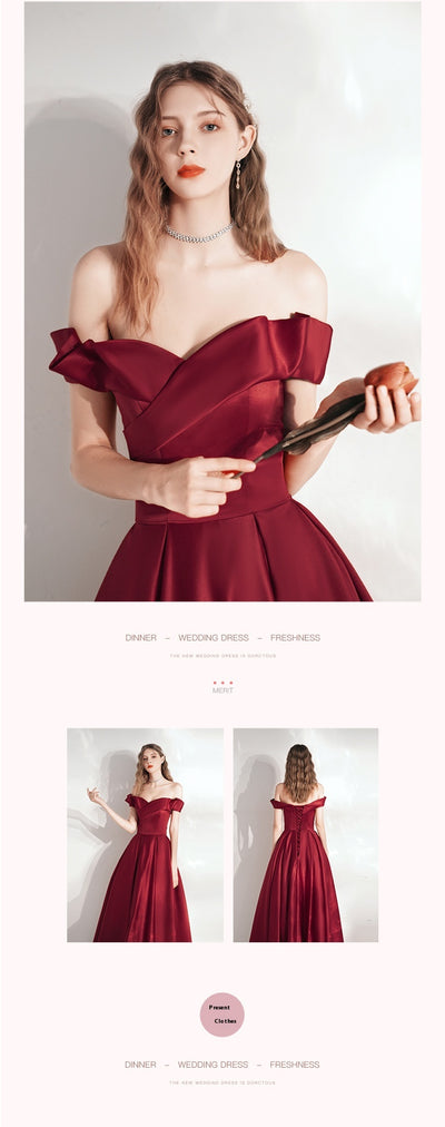 Vestido de Satén Rojo Elegante para Cena y Eventos Formales - Image 11