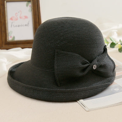 Sombrero de Paja Plegable para Mujer - Versátil y Elegante - Image 3