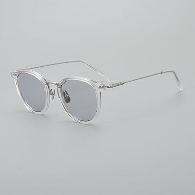 Gafas de sol polarizadas de titanio puro para hombre - Artesanales japonesas doradas - Image 9