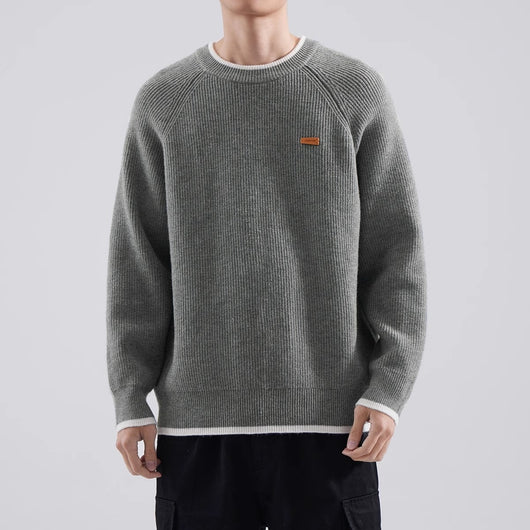 Suéter Tejido Holgado Raglan para Otoño-Invierno - Image 8
