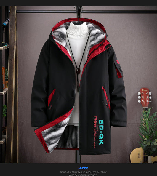 Chaqueta Casual de Fleece con Capucha para Hombre - Image 6