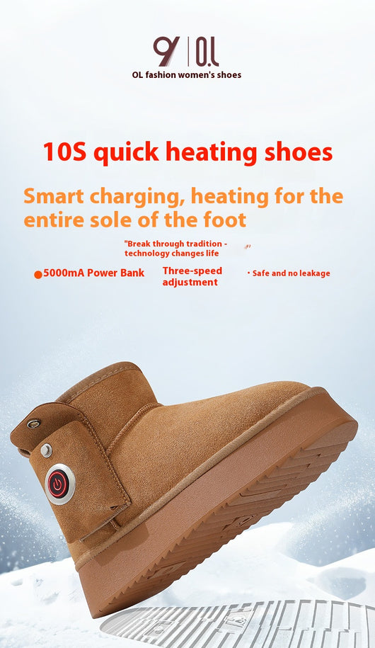 Botas Térmicas Eléctricas con Forro de Lana - Impermeables para Hombre y Mujer - Image 15