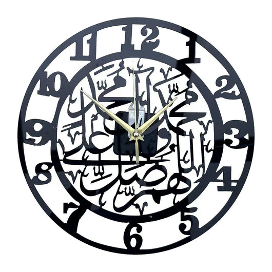 Reloj de Pared Acrílico Negro Aven - Decoración Moderna - Image 2