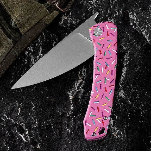 Cuchillo Plegable Multifunción G10 - Filo Afilado para Aventuras