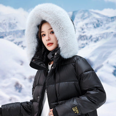 Abrigo Protector para Frío Estilo Coreano Talla Grande Mujer - Image 6