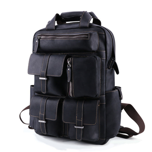 Bolsa de Cuero Crazy Horse Retro para Hombre - Image 5