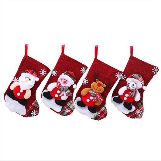Bolsa de Regalo con Calcetines de Lino Medianos - Decoraciones Navideñas - Image 17