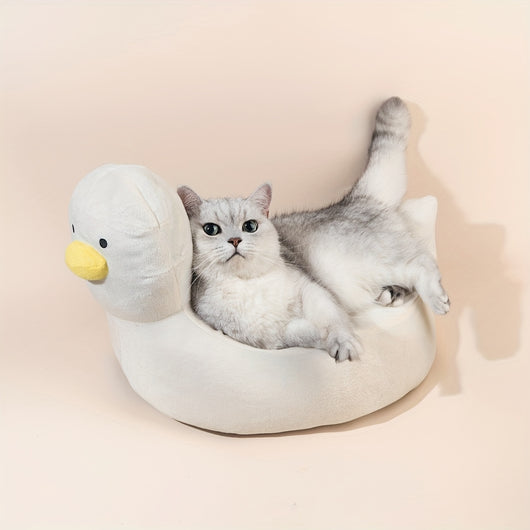 Cama Ortopédica para Mascotas en Forma de Pato - Sofá Acogedor para Perros y Gatos - Image 4