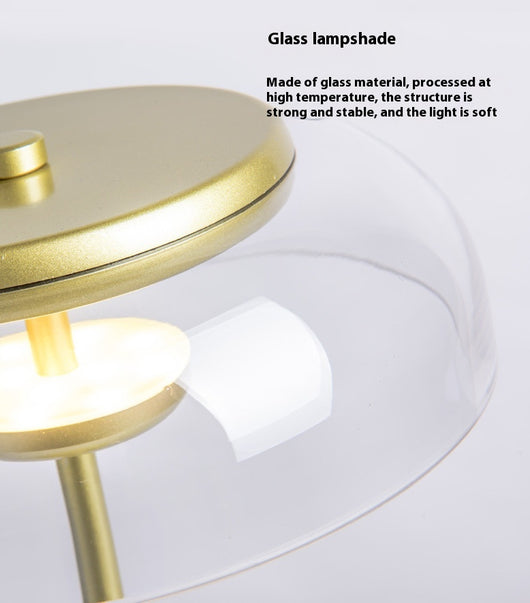 Lámpara LED de Escritorio Minimalista con Diseño en Vidrio - Image 17