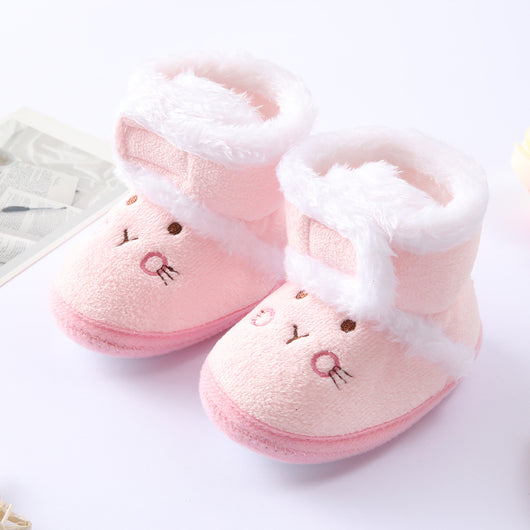 Zapatillas Suaves de Algodón para Bebés y Niñas - Suela Flexible - Image 3