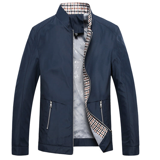 Chaqueta Business Casual de Cuello Alto Abrigo Grueso Invierno