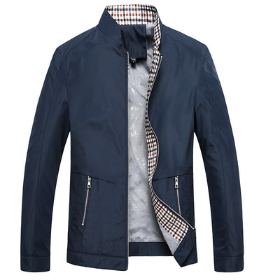 Chaqueta Business Casual de Cuello Alto Abrigo Grueso Invierno