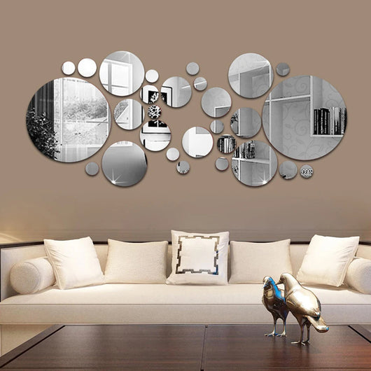 Espejo de Pared 3D con Círculos - Decoración Acrílica Estéreo - Image 13