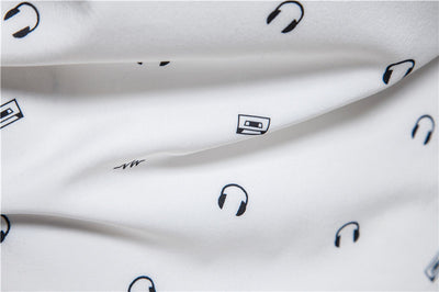 Camisa Estampada Blanca para Hombre - Diseño Moderno y Versátil - Image 5
