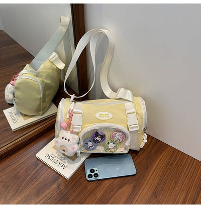 Bolsa Crossbody Transparente Estilo Preppy - Image 20