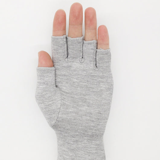 Guantes de Cuidado Preventivo en Fibra de Carbón de Bambú Gris Claro - Image 2