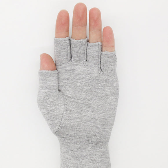Guantes de Cuidado Preventivo en Fibra de Carbón de Bambú Gris Claro