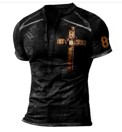 Camiseta Casual Estampada de Manga Corta para Hombre - Image 8