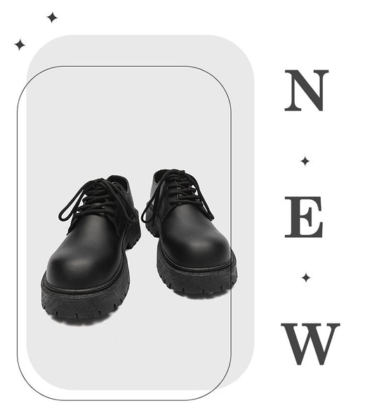 Zapatos Casuales Británicos para Hombre con Suela Elevada - Image 15
