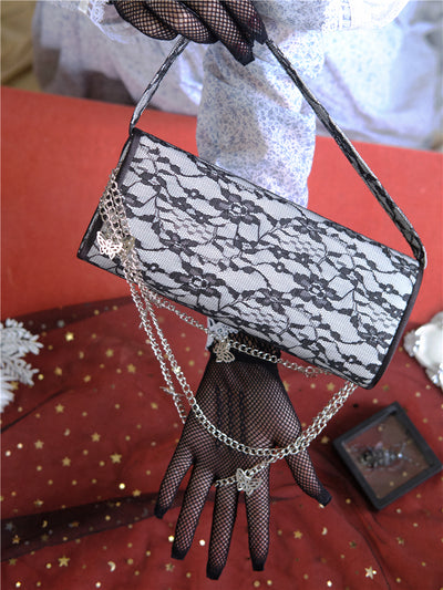 Bolso Clutch Elegante con Diseño de Encaje Versátil - Image 24