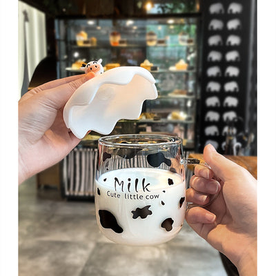 Vaso de Vidrio Grande con Tapa - Diseño Corazón para Oficina y Trabajo - Image 7