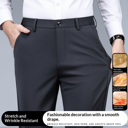 Pantalones Casuales Gruesos para Hombre - Otoño e Invierno - Image 4