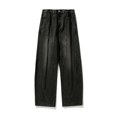 Pantalones Vaqueros Anchos Lavados para Hombre - Corte Holgado Casual - Image 5