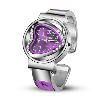 Reloj para Mujer con Pulsera de Diamantes de Moda - Image 4