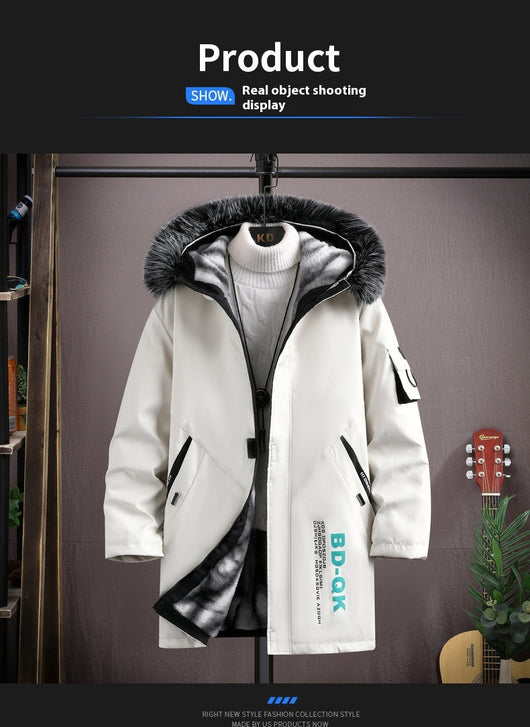 Chaqueta Casual de Fleece con Capucha para Hombre - Image 11
