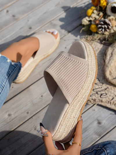 Sandalias Tejidas de Rafia y Jacinto Estilo Romano para Mujer - Image 9