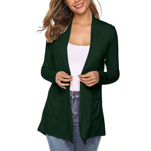 Cardigan Suelto Casual para Mujer con Bolsillos - Image 14