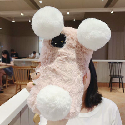 Funda Protectora de Peluche Osito Compatible con Apple - Image 2