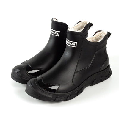 Botas de Lluvia Impermeables de Terciopelo para Hombre y Mujer - Zapatos Acuáticos Elegantes - Image 4