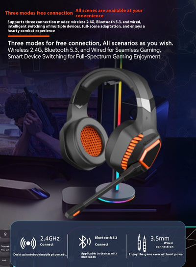 Audífonos Gaming Bluetooth con Cancelación de Ruido y Micrófono Giratorio - Image 11