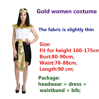 Disfraz Faraón Cleopatra Egipcio Lujo para Carnaval y Fiestas - Image 6