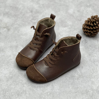 Botas Martin de Cuero Vintage con Forro Cálido y Suela Suave - Image 17
