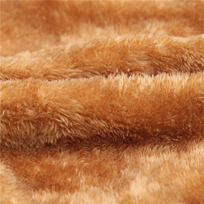 Bufanda Tejida de Rayas Anchas con Forro Polar para Hombre - Image 37