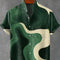 Playera Casual Digital 3D de Manga Corta para Hombre