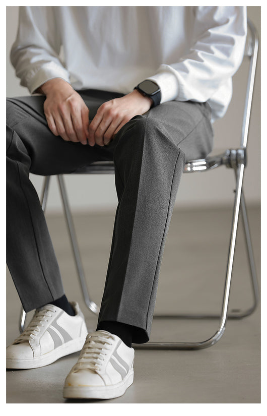 Pantalones de Vestir Ejecutivos Dos Tonos Resistentes a Arrugas - Image 8