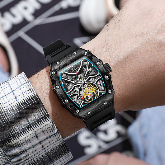 Reloj Mecánico Hueco para Hombre Resistente al Agua con Esfera Luminosa - Image 4